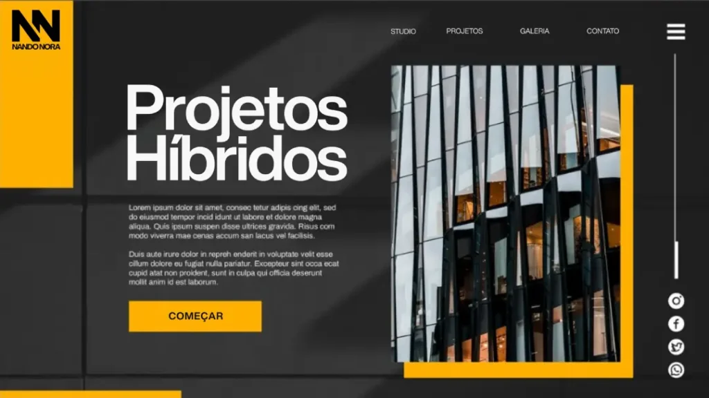 Tendências de Web Design para arquitetos
