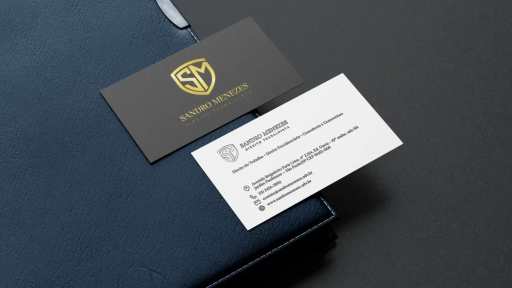 Cartões de visita de Sandro Menezes