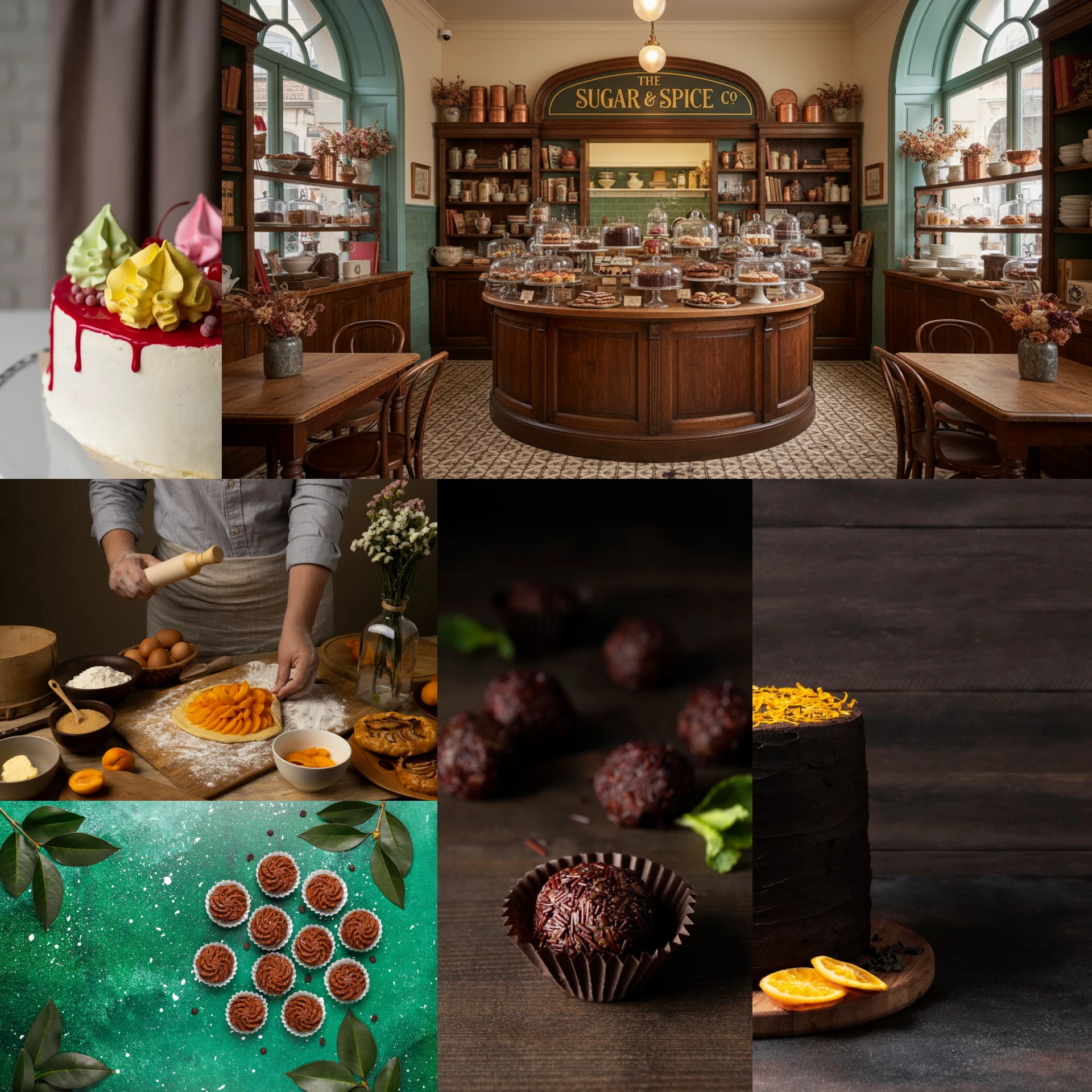 Identidade visual para a confeitaria Bombocado.